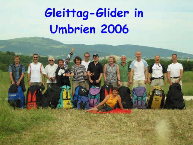 Gleittag-Glider in Umbrien 2006